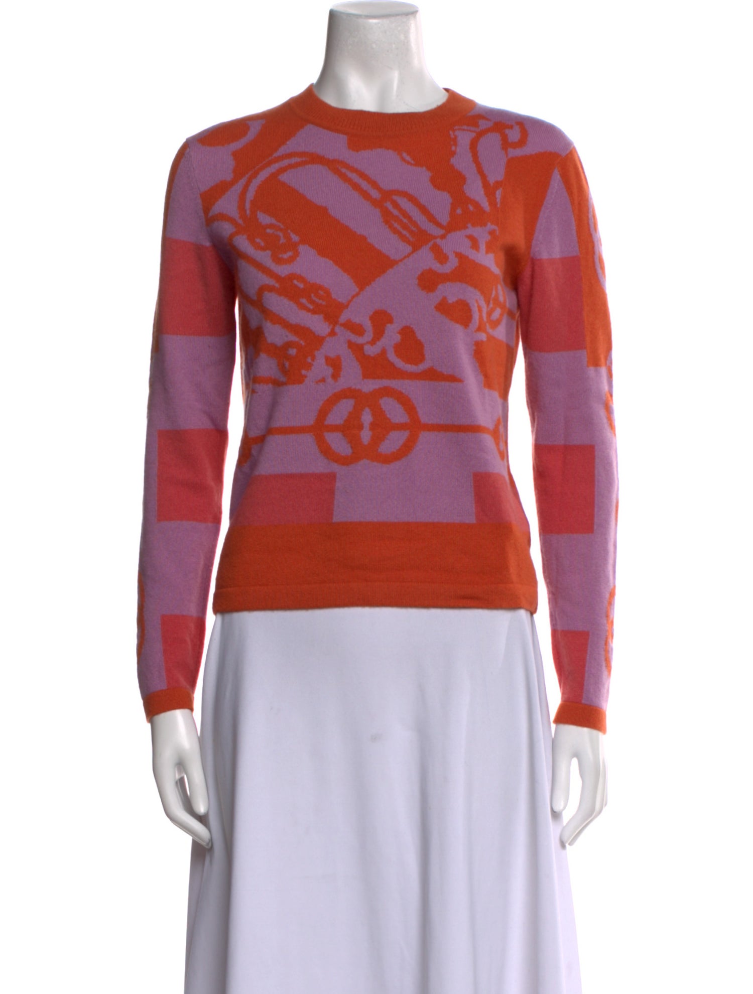 Hermès Cashmere Printed Sweatshirt